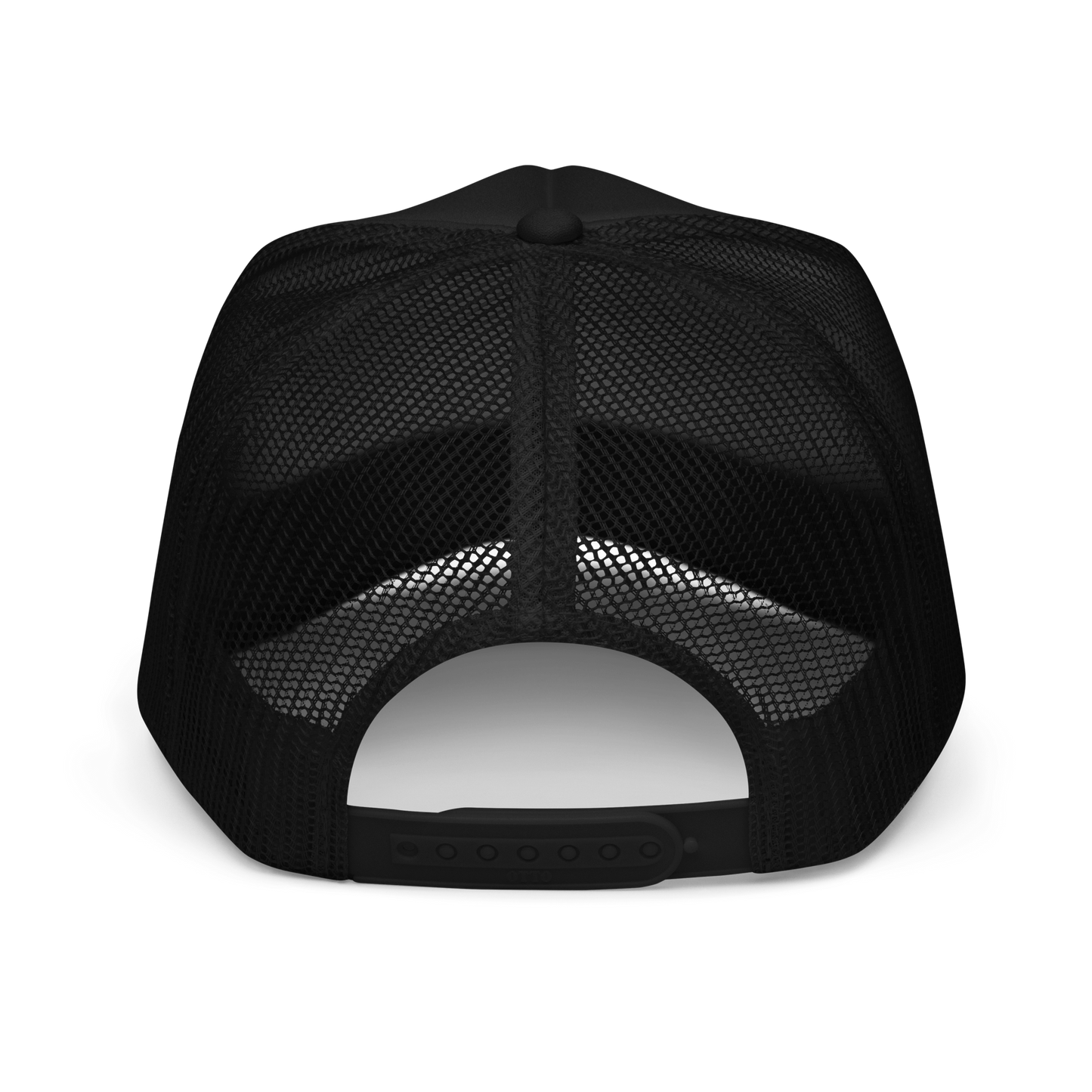Forte Embroidered Trucker Hat Black