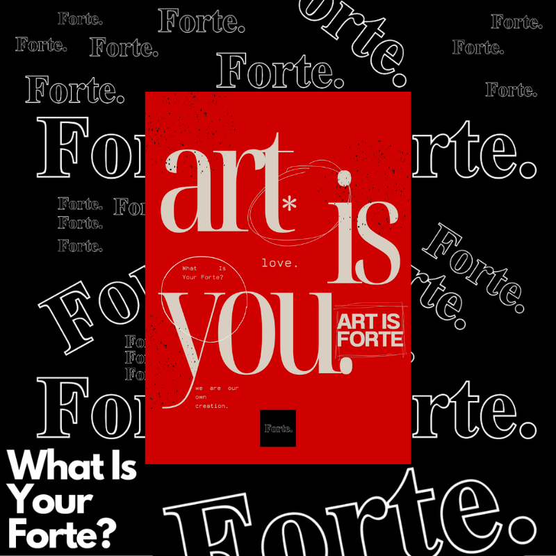 Art Is Forte 18'x24' Poster